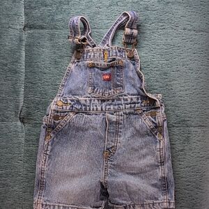 Levi's Blue Denim Overalls Casual Style